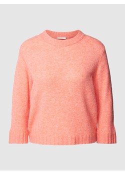 Sweter z dzianiny z prążkowanymi wykończeniami model ‘Putzi’ ze sklepu Peek&Cloppenburg  w kategorii Swetry damskie - zdjęcie 168993478