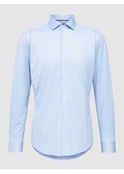 Koszula biznesowa o kroju slim fit z kołnierzykiem typu kent ze sklepu Peek&Cloppenburg  w kategorii Koszule męskie - zdjęcie 168993687