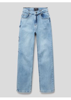 Jeansy o kroju slim fit z pętla na młotek ze sklepu Peek&Cloppenburg  w kategorii Spodnie chłopięce - zdjęcie 168993785