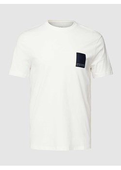 T-shirt z detalem z logo ze sklepu Peek&Cloppenburg  w kategorii T-shirty męskie - zdjęcie 168993867