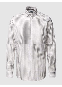 Koszula biznesowa o kroju body fit ze wzorem na całej powierzchni model ‘Modern Kent’ ze sklepu Peek&Cloppenburg  w kategorii Koszule męskie - zdjęcie 168994325