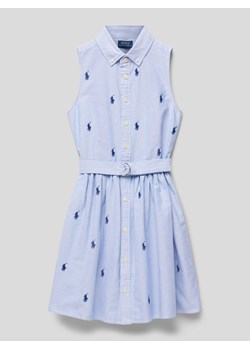 Sukienka koszulowa z paskiem ze sklepu Peek&Cloppenburg  w kategorii Sukienki dziewczęce - zdjęcie 168994369