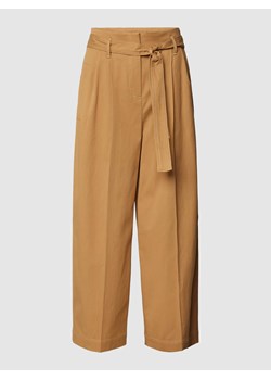 Spodnie materiałowe z wiązanym paskiem model ‘Tenoy’ ze sklepu Peek&Cloppenburg  w kategorii Spodnie damskie - zdjęcie 168994455