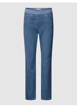 Jeansy o kroju slim fit z elastycznym pasem z logo model ‘Pamina Fun’ ze sklepu Peek&Cloppenburg  w kategorii Jeansy damskie - zdjęcie 168994586