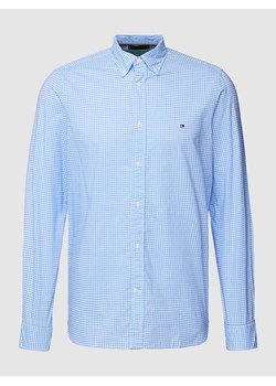 Koszula casualowa o kroju slim fit ze wzorem w kratę model ‘GINGHAM’ ze sklepu Peek&Cloppenburg  w kategorii Koszule męskie - zdjęcie 168994769