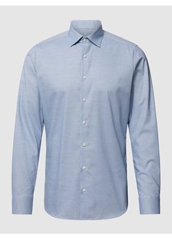 Koszula biznesowa o kroju slim fit z listwą guzikową ze sklepu Peek&Cloppenburg  w kategorii Koszule męskie - zdjęcie 168994976
