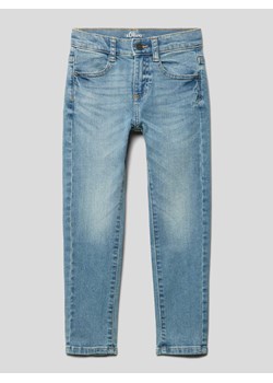 Jeansy o kroju slim fit z wpuszczanymi kieszeniami ze sklepu Peek&Cloppenburg  w kategorii Spodnie chłopięce - zdjęcie 168994978