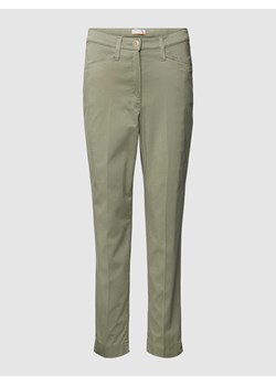 Spodnie materiałowe o kroju regular fit w kant model ‘Lorella’ ze sklepu Peek&Cloppenburg  w kategorii Spodnie damskie - zdjęcie 168995297