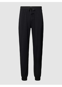 Spodnie dresowe z wyhaftowanym logo model ‘Mix&Match’ ze sklepu Peek&Cloppenburg  w kategorii Spodnie męskie - zdjęcie 168995356