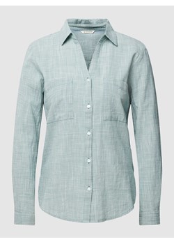 Bluzka koszulowa z fakturowanym wzorem ze sklepu Peek&Cloppenburg  w kategorii Koszule damskie - zdjęcie 168995407