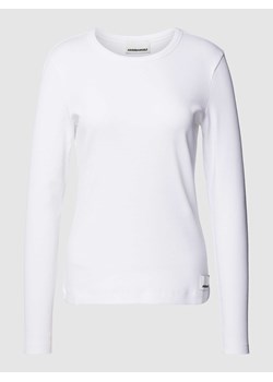 Bluzka z długim rękawem i detalem z logo model ‘JAALIA’ ze sklepu Peek&Cloppenburg  w kategorii Bluzki damskie - zdjęcie 168995717