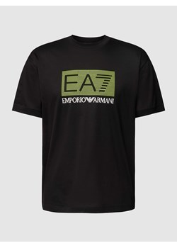 T-shirt z nadrukiem z logo ze sklepu Peek&Cloppenburg  w kategorii T-shirty męskie - zdjęcie 168995847