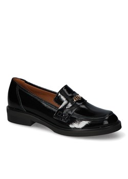 Mokasyny Gamis 7411/A128 Czarne lakier ze sklepu Arturo-obuwie w kategorii Mokasyny damskie - zdjęcie 169003777