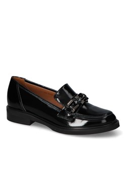 Mokasyny Gamis 7412/A128 Czarne lakier ze sklepu Arturo-obuwie w kategorii Mokasyny damskie - zdjęcie 169003795