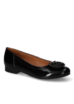 Baleriny Gamis 7448/A128 Czarne lakier ze sklepu Arturo-obuwie w kategorii Balerinki - zdjęcie 169003827