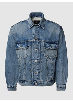 Kurtka jeansowa z listwą guzikową model ‘ALIN’ ze sklepu Peek&Cloppenburg  w kategorii Kurtki męskie - zdjęcie 169004948