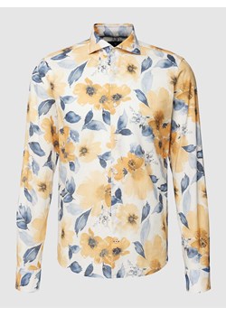 Koszula casualowa o kroju slim fit z nadrukiem na całej powierzchni ze sklepu Peek&Cloppenburg  w kategorii Koszule męskie - zdjęcie 169005669