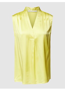 Top bluzkowy z mieszanki jedwabiu z dekoltem w serek ze sklepu Peek&Cloppenburg  w kategorii Bluzki damskie - zdjęcie 169005746