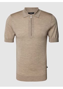 Koszulka polo z efektem melanżu ze sklepu Peek&Cloppenburg  w kategorii T-shirty męskie - zdjęcie 169005997