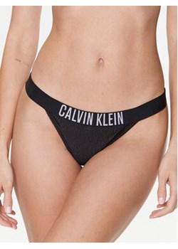 Calvin Klein Swimwear Dół od bikini KW0KW02019 Czarny ze sklepu MODIVO w kategorii Stroje kąpielowe - zdjęcie 169015288