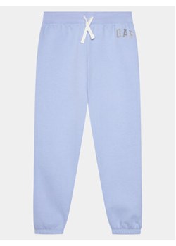 Gap Spodnie dresowe 789629-05 Niebieski Regular Fit ze sklepu MODIVO w kategorii Spodnie chłopięce - zdjęcie 169015578