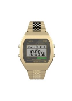 Timex Zegarek T80 TW2V74300 Złoty ze sklepu MODIVO w kategorii Zegarki - zdjęcie 169015725