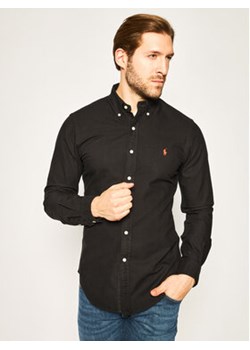 Polo Ralph Lauren Koszula Bsr 710772288 Czarny Slim Fit ze sklepu MODIVO w kategorii Koszule męskie - zdjęcie 169016928
