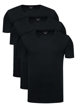Lacoste Komplet 3 t-shirtów TH3374 Czarny Slim Fit ze sklepu MODIVO w kategorii T-shirty męskie - zdjęcie 169018196