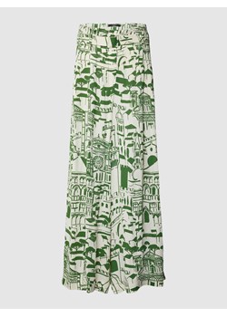Spodnie materiałowe z wiskozy z materiałowym paskiem model ‘PHEBE’ ze sklepu Peek&Cloppenburg  w kategorii Spodnie damskie - zdjęcie 169021867