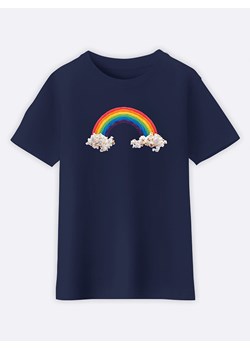 WOOOP Koszulka &quot;Candy rainbow&quot; w kolorze granatowym ze sklepu Limango Polska w kategorii T-shirty chłopięce - zdjęcie 169027647