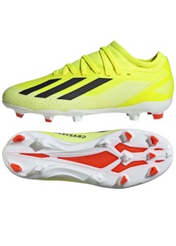 Buty adidas X Crazyfast League Fg Jr IF0691 żółte ze sklepu ButyModne.pl w kategorii Buty sportowe dziecięce - zdjęcie 169030515