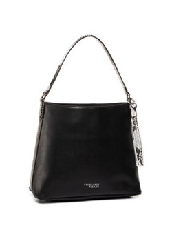 Trussardi Jeans Torebka Iris Hobo Md Python 75B00917 Czarny ze sklepu MODIVO w kategorii Torby Shopper bag - zdjęcie 169046427