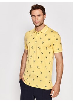 Jack&Jones Polo Positano 12209853 Żółty Regular Fit ze sklepu MODIVO w kategorii T-shirty męskie - zdjęcie 169049747