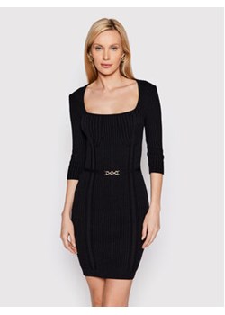 Rinascimento Sukienka dzianinowa CFM0010919003 Czarny Slim Fit ze sklepu MODIVO w kategorii Sukienki - zdjęcie 169050095