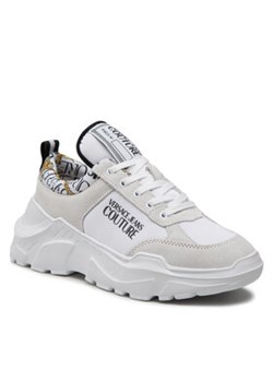 Versace Jeans Couture Sneakersy 73YA3SC1 Biały ze sklepu MODIVO w kategorii Buty sportowe męskie - zdjęcie 169050108