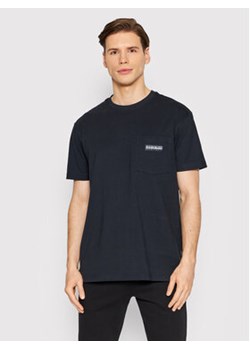 Napapijri T-Shirt S-Morgex NP0A4GBP Granatowy Regular Fit ze sklepu MODIVO w kategorii T-shirty męskie - zdjęcie 169051245