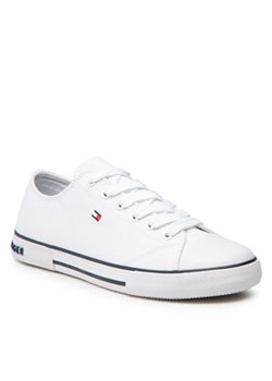 Tommy Hilfiger Trampki Low Cut Lace-Up Sneaker T3X4-32207-0890 S Biały ze sklepu MODIVO w kategorii Trampki damskie - zdjęcie 169051788