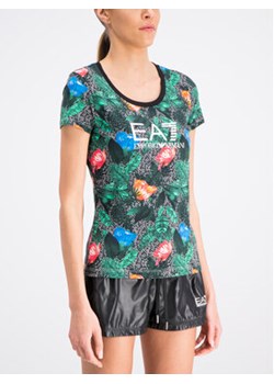 EA7 Emporio Armani T-Shirt 3GTT24 TJ12Z 2820 Kolorowy Slim Fit ze sklepu MODIVO w kategorii Bluzki damskie - zdjęcie 169053579