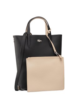 Torebka Lacoste Vertical Shopping Bag NF2991AA Black. Warm Sand A91 ze sklepu eobuwie.pl w kategorii Torby Shopper bag - zdjęcie 169057456