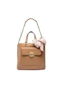 Torebka LOVE MOSCHINO JC4359PP0FKG0209 Taupe ze sklepu eobuwie.pl w kategorii Torby Shopper bag - zdjęcie 169060087