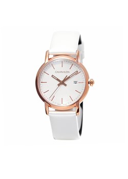 Zegarek Calvin Klein Established K9H236L6 Biały ze sklepu eobuwie.pl w kategorii Zegarki - zdjęcie 169062645