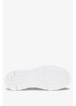 Białe trampki na platformie wysokie buty sportowe damskie sznurowane Casu SJ2095-2 ze sklepu Casu.pl w kategorii Trampki damskie - zdjęcie 169081367