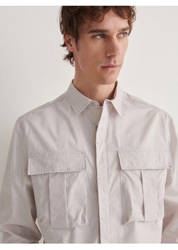 Reserved - Bawełniana koszula regular fit - pastelowy róż ze sklepu Reserved w kategorii Koszule męskie - zdjęcie 169092458