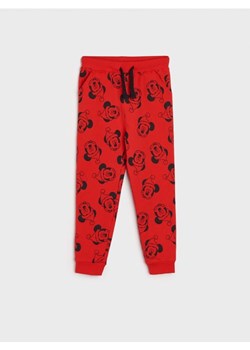 Sinsay - Spodnie dresowe jogger Myszka Miki - czerwony ze sklepu Sinsay w kategorii Spodnie chłopięce - zdjęcie 169092775