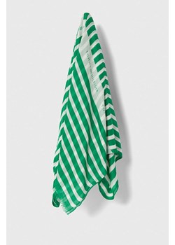 Tommy Hilfiger szal damski kolor zielony wzorzysty ze sklepu ANSWEAR.com w kategorii Szaliki i chusty damskie - zdjęcie 169092979