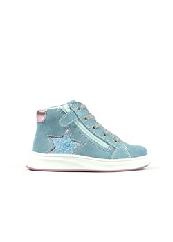Richter Shoes Skórzane sneakersy w kolorze błękitnym ze sklepu Limango Polska w kategorii Trampki dziecięce - zdjęcie 169093246