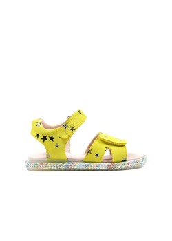 Richter Shoes Skórzane sandały w kolorze żółtym ze sklepu Limango Polska w kategorii Sandały dziecięce - zdjęcie 169093306