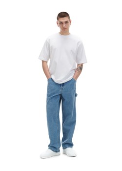 Cropp - Niebieskie jeansy wide leg - niebieski ze sklepu Cropp w kategorii Jeansy męskie - zdjęcie 169097605
