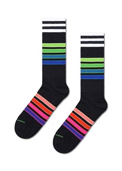 Happy Socks skarpetki Street Stripe Sneaker kolor czarny ze sklepu ANSWEAR.com w kategorii Skarpetki męskie - zdjęcie 169105647
