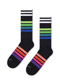 Happy Socks skarpetki Street Stripe Sneaker kolor czarny ze sklepu ANSWEAR.com w kategorii Skarpetki damskie - zdjęcie 169105647